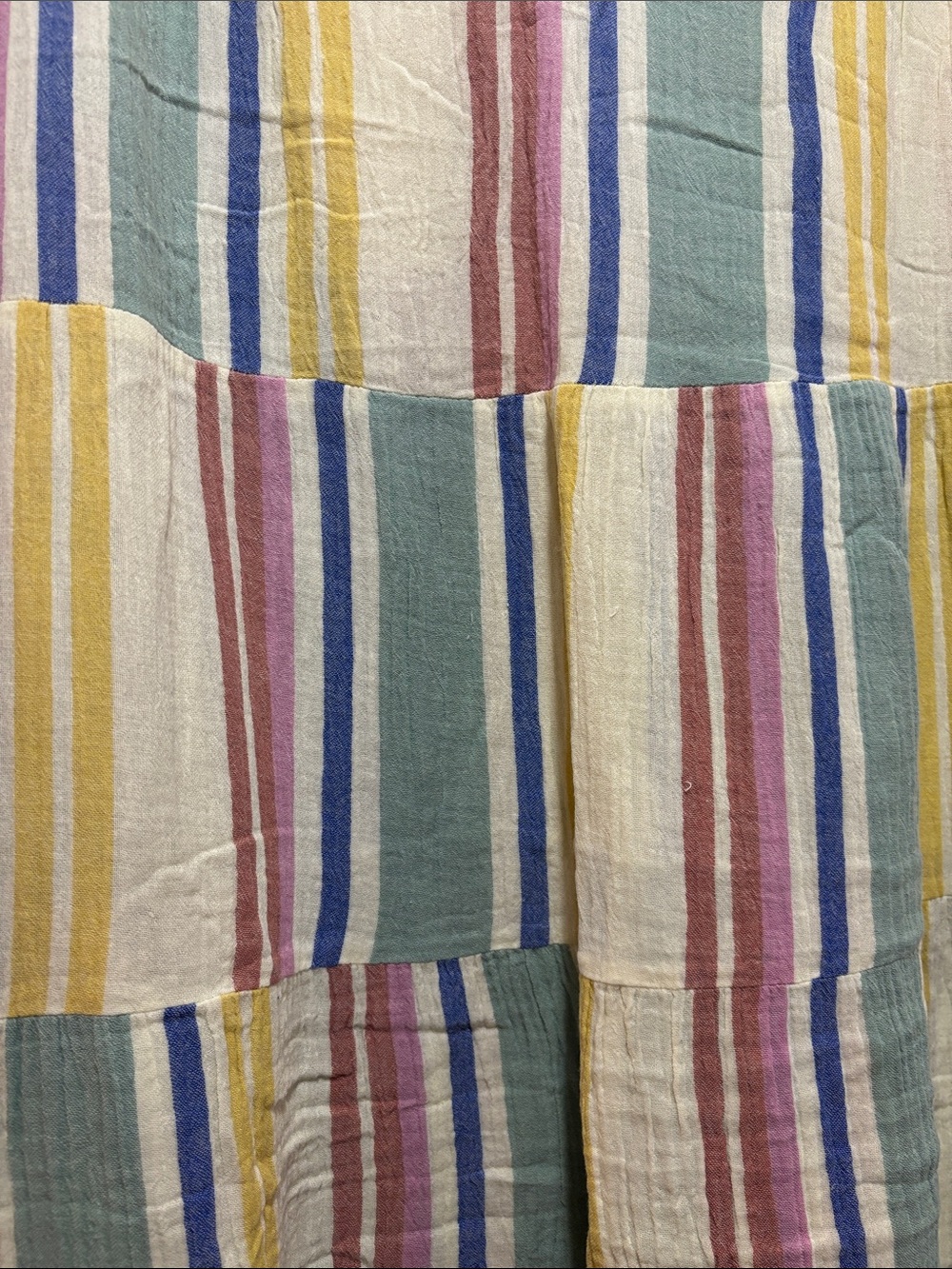 Marine Layer Multicolor Striped Tiered Maxi Dress — Pastel Stripes - Picture 2 of 9
